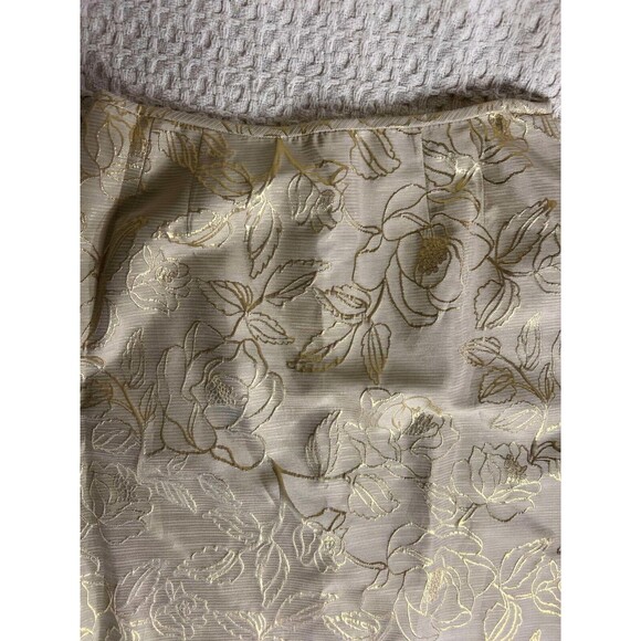 Kasper Metallic Gold Knee Length Professional Career Work Womens size12 Skirt - Picture 4 of 6
